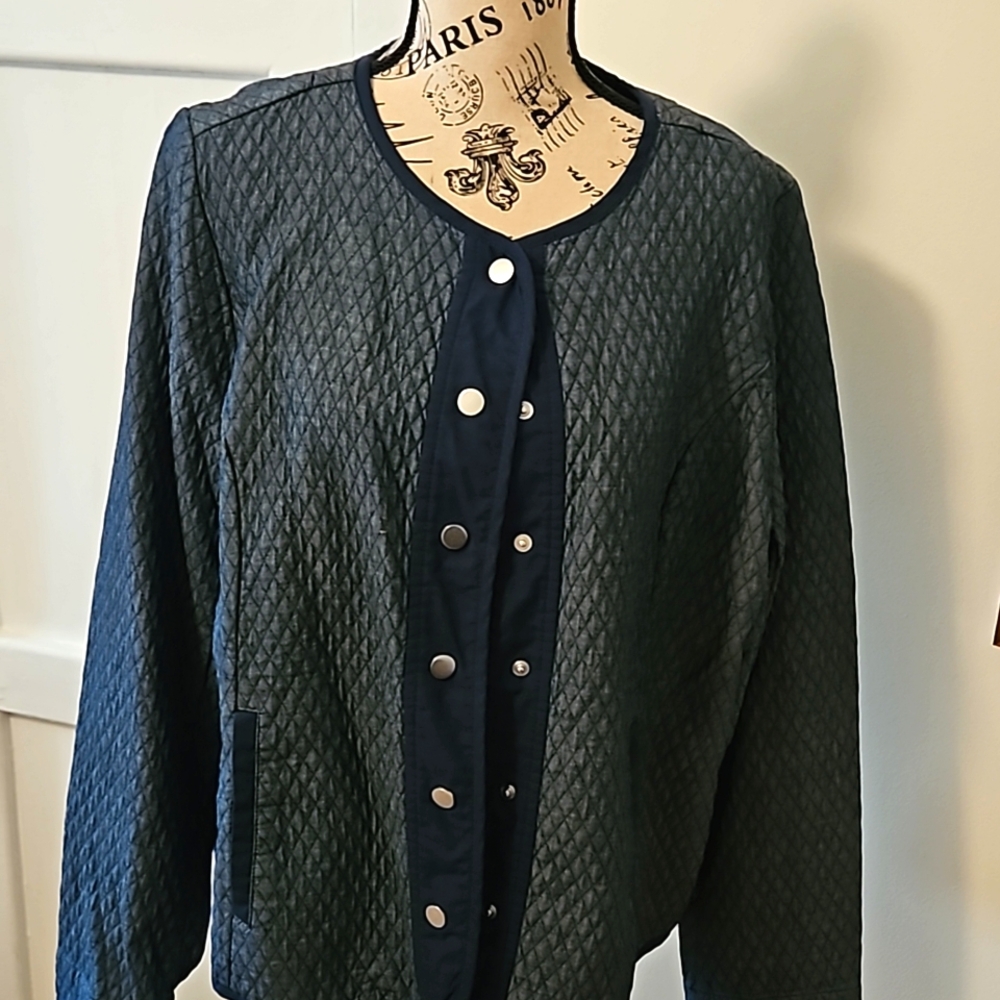 Isaac Mizrahi Live Quilted jacket